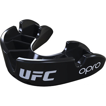 Детская боксерская капа Opro Bronze Level UFC Black