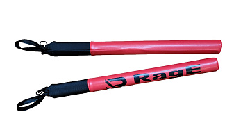 Тренерские палки Rage (пара) красный кож/зам 48 см.