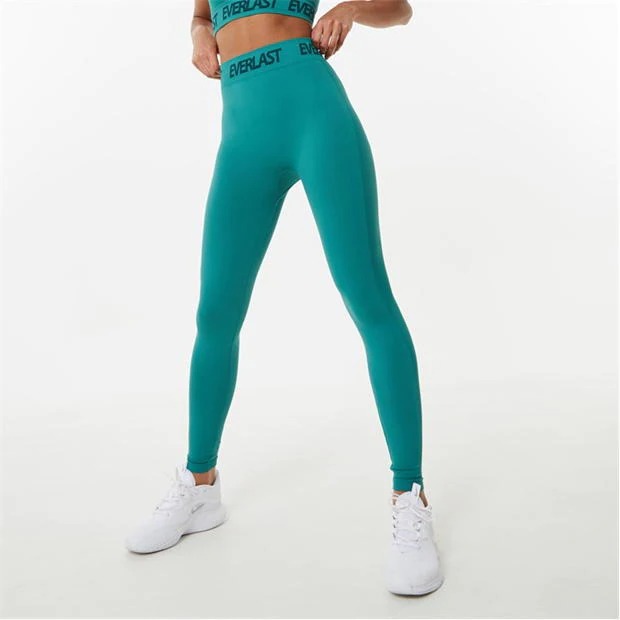 Легинсы женские Everlast Branded Cut Out Teal