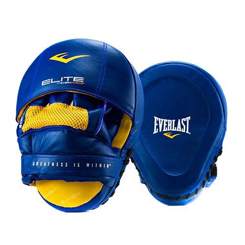Лапы Pro Elite Leather Mantis син.