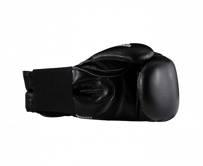 adiSBG50 Перчатки боксерские Speed 50 черно-белые