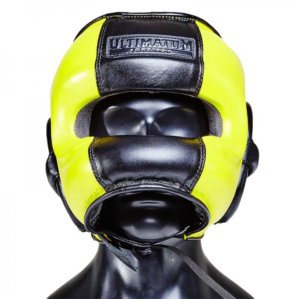 Бамперный шлем Ultimatum Boxing Gen3FaceBar Toxic (XL (59 - 62))