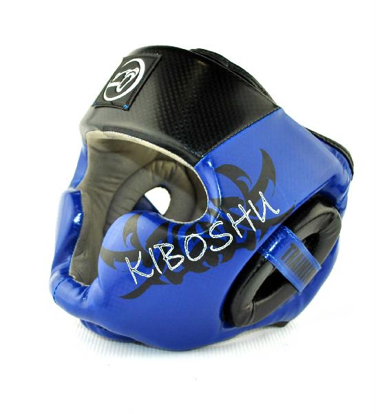 31-12BB Kiboshu Шлем Training/Синий с черным/Кожа/Зам
