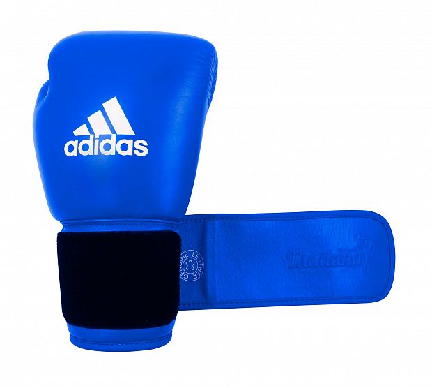 adiTP200 Перчатки боксерские Muay Thai Gloves 200 сине-белые 