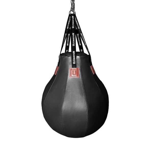 Мешок боксерский (черный) Ultimatum Boxing 100х80 Uppercut,каплевидный,100кг