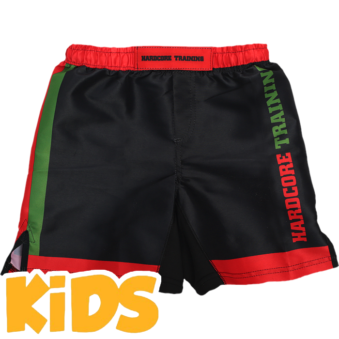 Детские шорты Hardcore Training Red-Green 