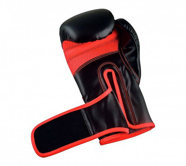 adiH80 Перчатки боксерские Hybrid 80 черно-красные
