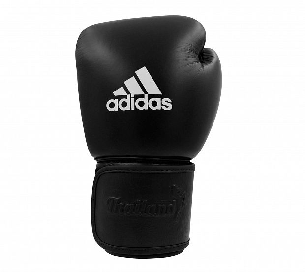 adiTP200 Перчатки боксерские Muay Thai Gloves 200 черно-белые