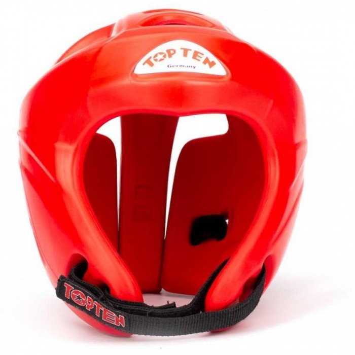 Шлем для тхэквондо и кикбоксинга Top Ten Fight Красный