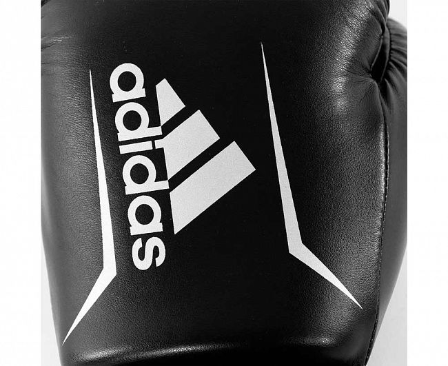 adiSBG50 Перчатки боксерские Speed 50 черно-белые