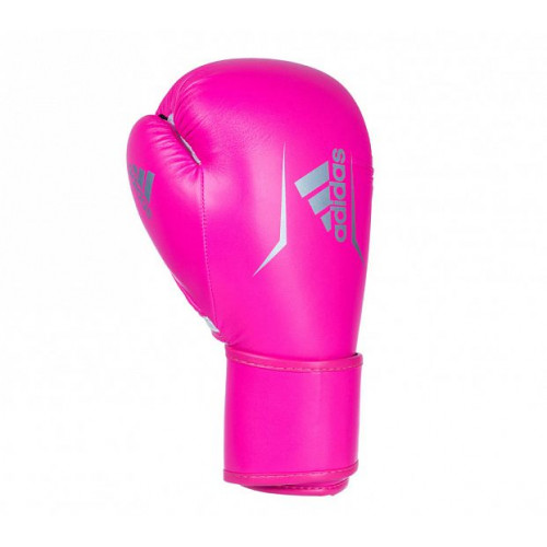 adiSBGW100 Перчатки боксерские Speed Women 100 розово-бело-серебристые (вес 10 унций)