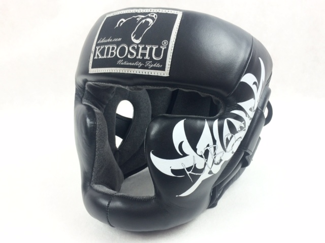 31-10 Kiboshu Шлем защита подбородка Training-Чёрный-Кожа
