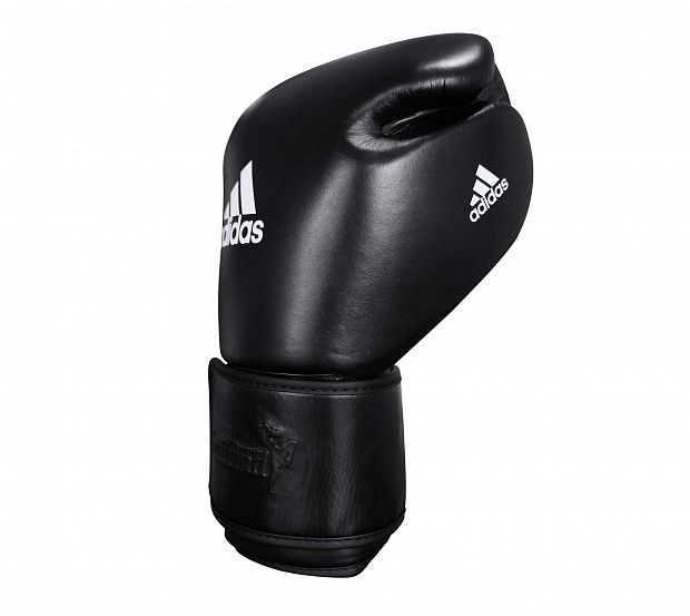 adiTP300 Перчатки боксерские Muay Thai Gloves 300 черно-белые