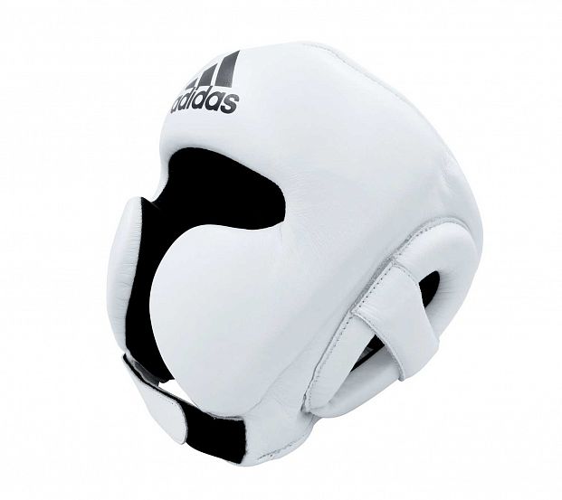 adiPHG01PRO Шлем боксерский AdiStar Pro Headgear бело-черный