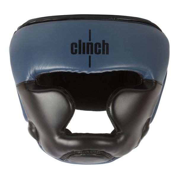 C134 Шлем боксерский Clinch Punch Full Face черно-синий (размер XL)
