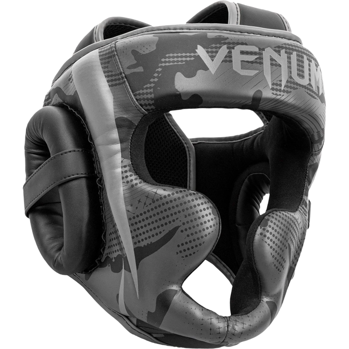 Боксерский шлем Venum Elite Black/Dark Camo