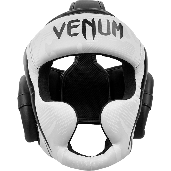 Боксерский шлем Venum Elite White Camo