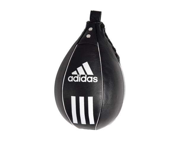 adiBAC091 Груша пневматическая скоростная Speed Striking Ball Leather черная (размер 15 х 23 см)