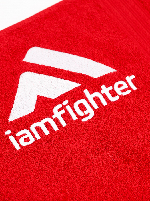 Полотенце Iamfighter, red (100Х50) 