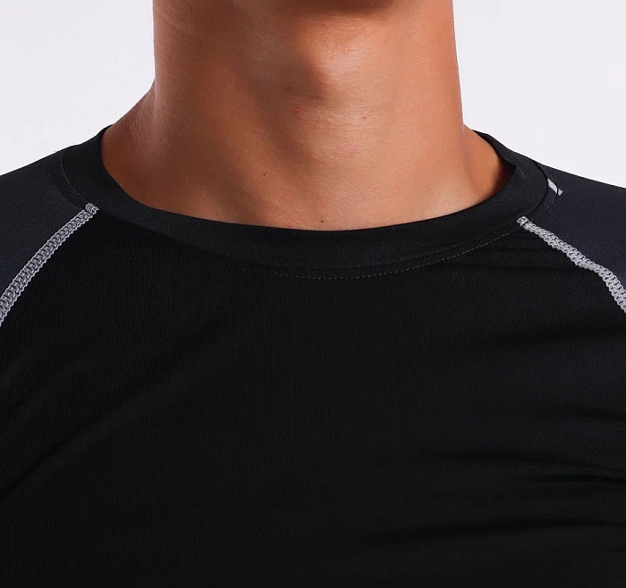 Рашгард Puncher Black L\S White Line 