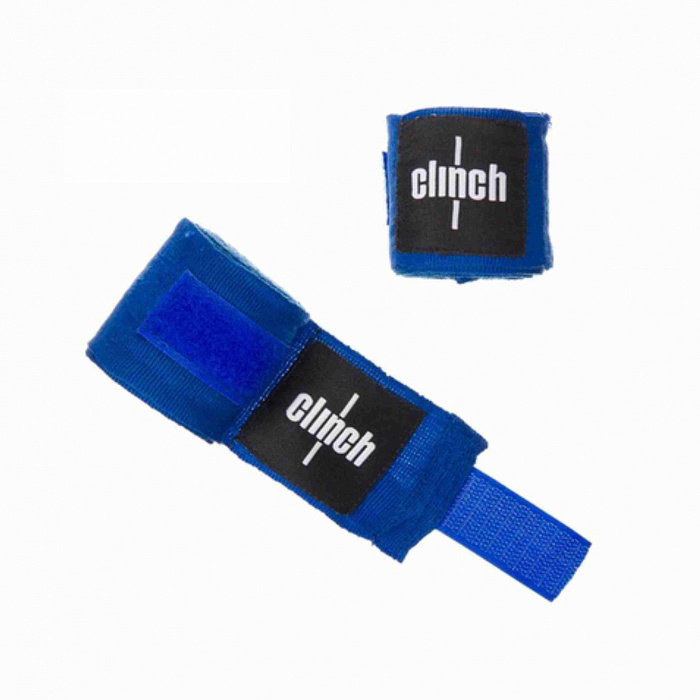 C139 Бинты эластичные Clinch Boxing Crepe Bandage Punch синие