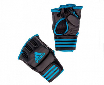 adiCSG091 Перчатки для смешанных единоборств Competition Training черно-синие (размер L)