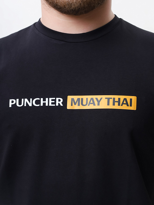 Футболка PUNCHER MYAU THAI черная