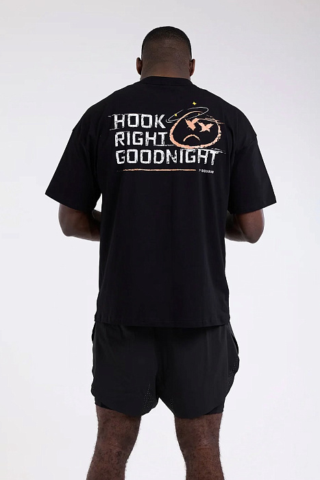 Футболка Hook Right Goodnight Oversized Черный