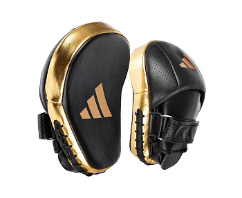 adiPFP01M Лапы AdiStar Pro Speed MF Focus Pad черно-золотые