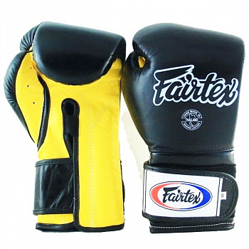Боксерские перчатки Fairtex BGV9 Black/Yellow
