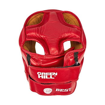 HGB-4016w Кикбоксерский шлем BEST WAKO Approved красный