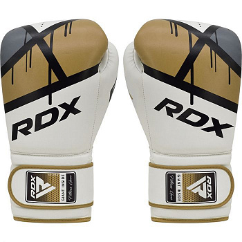 Боксёрские перчатки RDX BGR-F7 White Golden