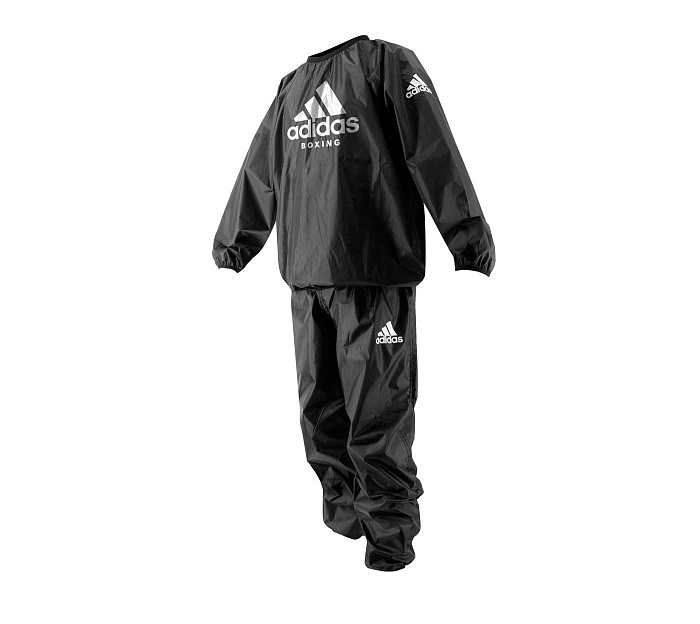 adiSS01B Костюм для сгонки веса Sauna Suit Boxing черный 