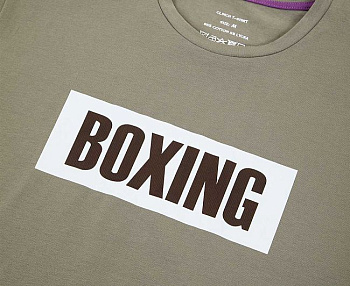 C378 Футболка Clinch Boxing Sign хаки 