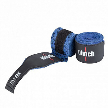 C140 Бинты эластичные Clinch Boxing Crepe Bandage Tech Fix синий