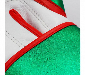 adiSBG350PRO Перчатки боксерские Speed Pro красно-бело-зеленые