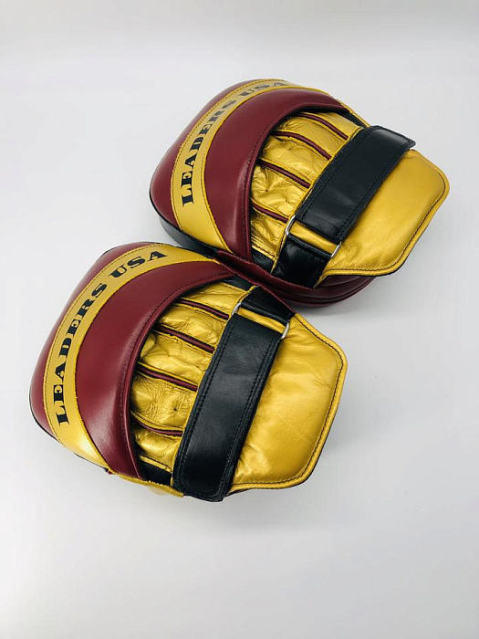 Лапы Elite Focus Mitts (Maroon/Gold Metallic)