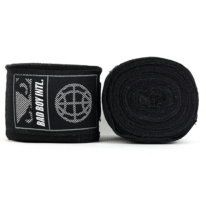 Бинты Bad Boy Combat Premium Hand Wraps Black 5m