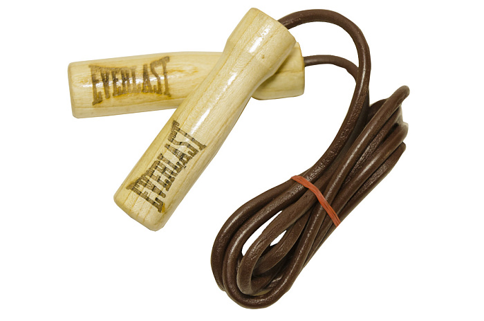 Скакалка EVERLAST, шнур кожа, подшипники, 2,8 
