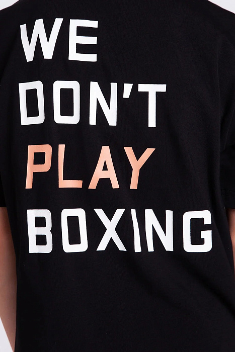 Футболка Kids We Don't Play Boxing Черный