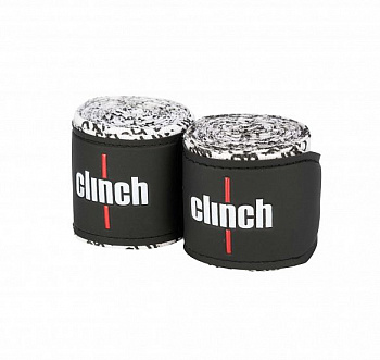 C140 Бинты эластичные Clinch Boxing Crepe Bandage Tech Fix белые