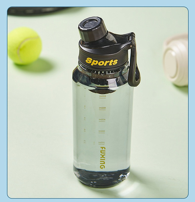 Бутылка для воды FUXING SPORTS, 750 мл, Хаки
