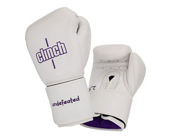 C161 Перчатки боксерские Clinch Undefeated белые