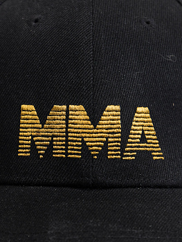 Бейсболка MMA iamfighter black-gold