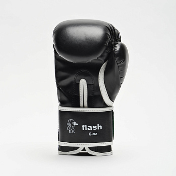 Боксерские перчатки детские JUNIOR BOXING GLOVES FLASH BLACK, GN083J