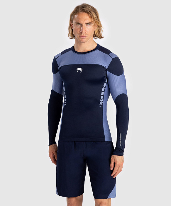 Рашгард Venum Tempest Navy Blue L/S
