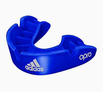 adiBP31 Капа одночелюстная Opro Bronze Gen4 Self-Fit Mouthguard синяя (размер Senior)