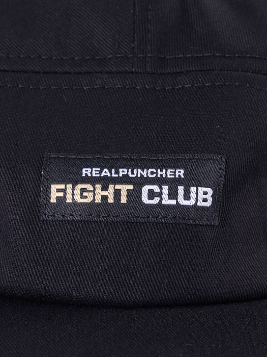 Кепка 5 панелей REALPUNCHER хлопок - черный