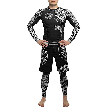 Рашгард Hardcore Training Ta Moko Black