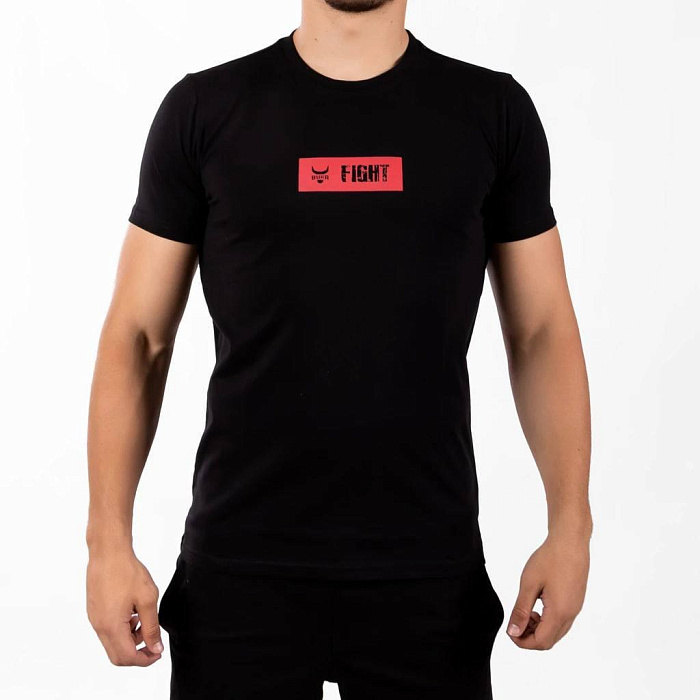 Футболка - BUKA Fight BK-25 Black Red